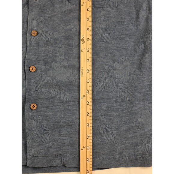 Eagle Dry Goods Signature Series 100% Silk Hawaiian Shirt Men's Size Large - Picture 8 of 10